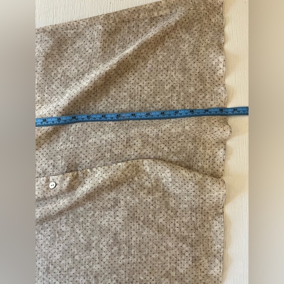 Adrienne Vittadini Dress - Women's 6 Tan - Silk Beige Brown Sleeveless Maxi - Picture 8 of 10